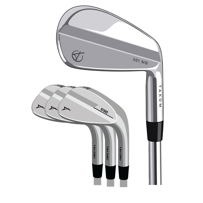 Takomo X RipIt - 301MB Iron & Wedges Bundle